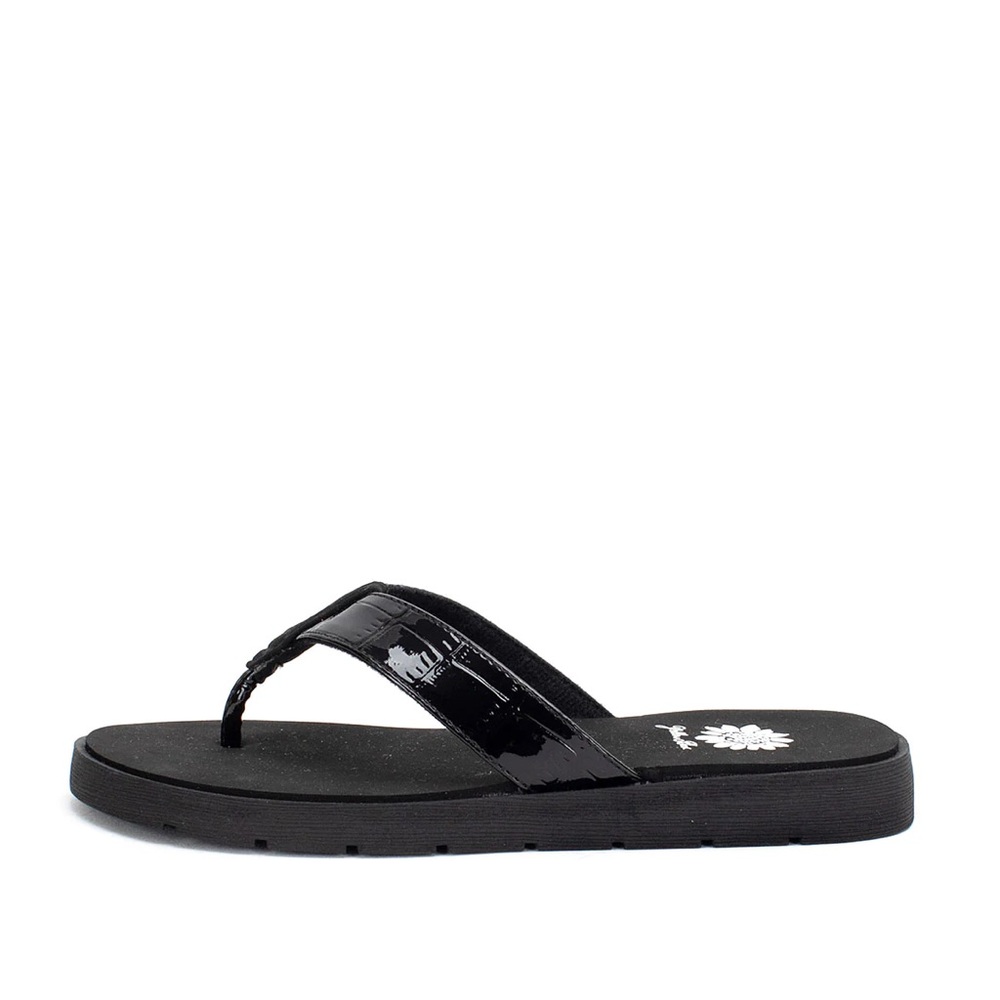 YELLOW BOX DENTI-2 COLOR BLACK KIDS FLIP FLOPS NEW IN BOX